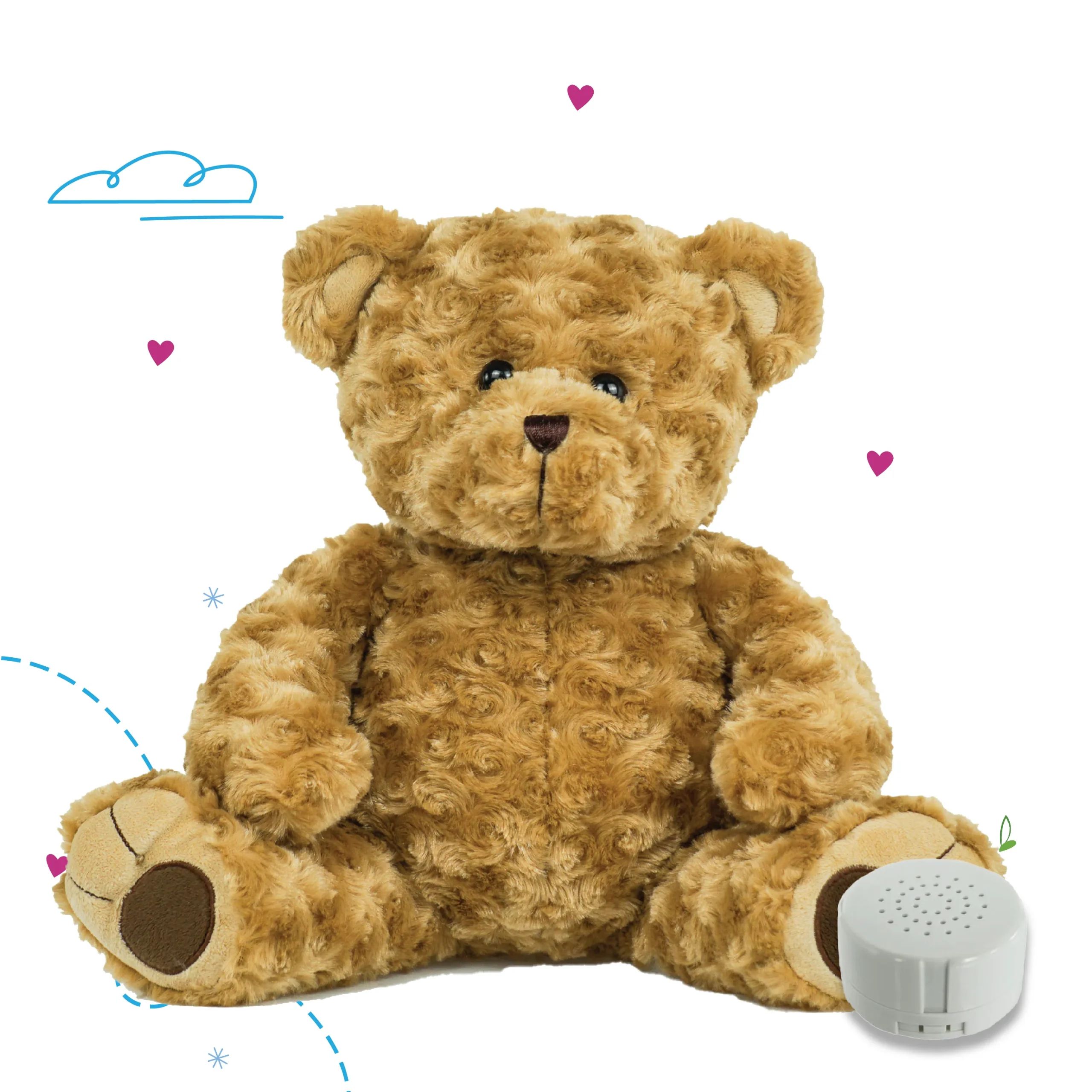 16″ Archie the Twist Bear (Eco) - Heartbeat - The Bear Factory