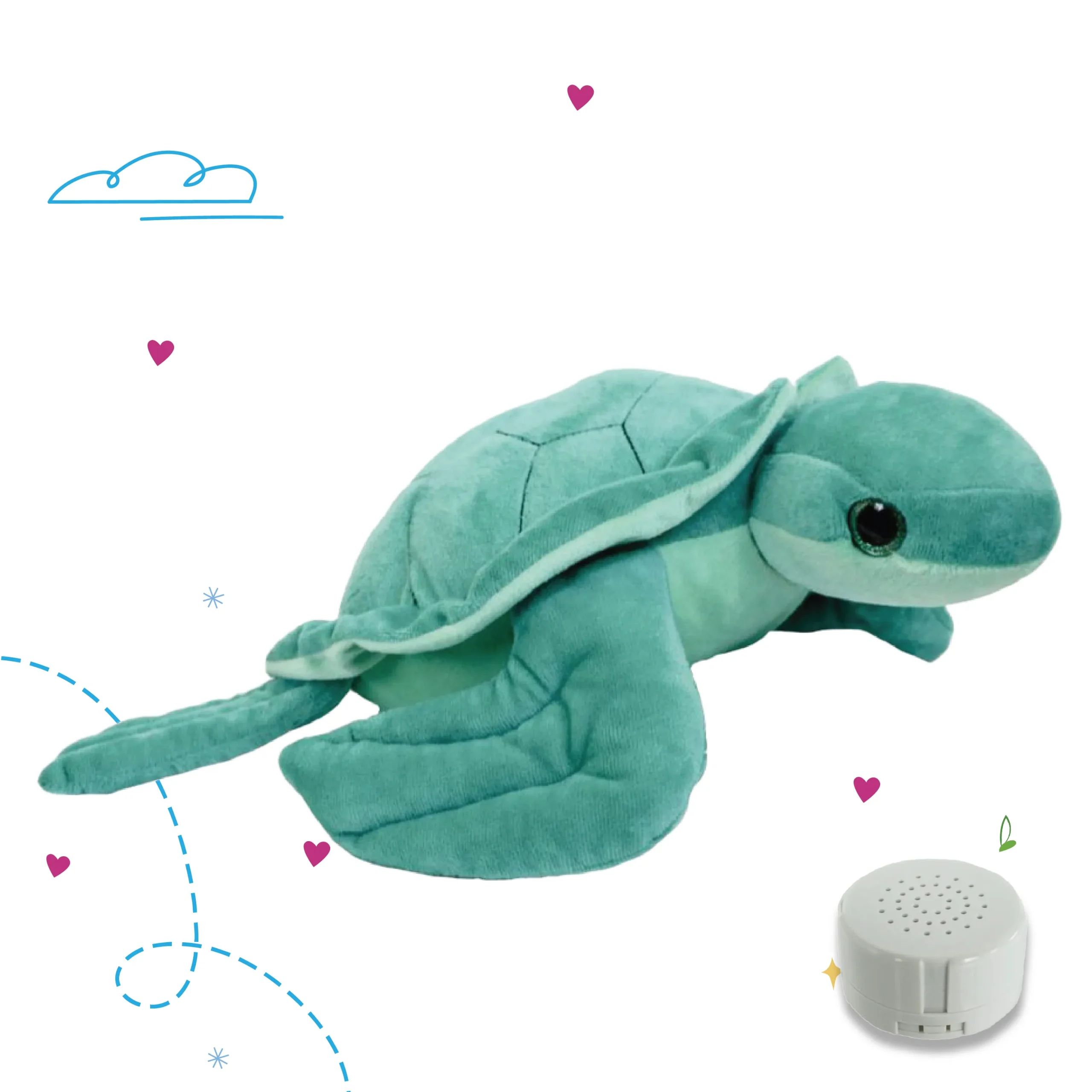 16″ Seaweed the Sea Turtle (Eco) - Heartbeat - The Bear Factory